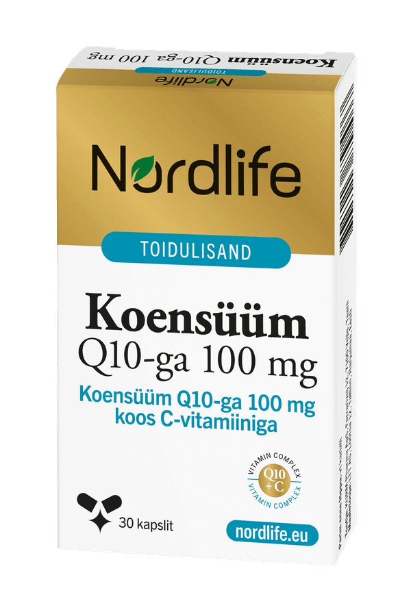 Koensüüm Q10-ga 100 mg 30 kapslit