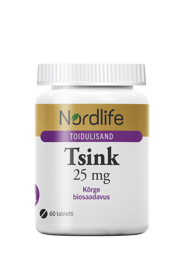 Tsink 25 mg 60 tabletti