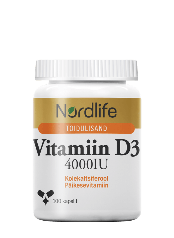 Vitamiin D3 4000IU 100 kapslit
